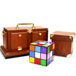 Back of Tora Rubik Cube by Tora Magic Company