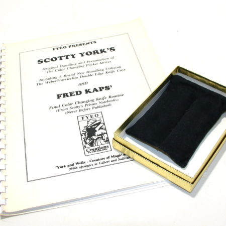 Scotty Yorks Color Changing Knives + Booklet by Scotty York, Bill Wells