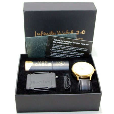 Infinity Watch V2 (Gold Case, White Dial)