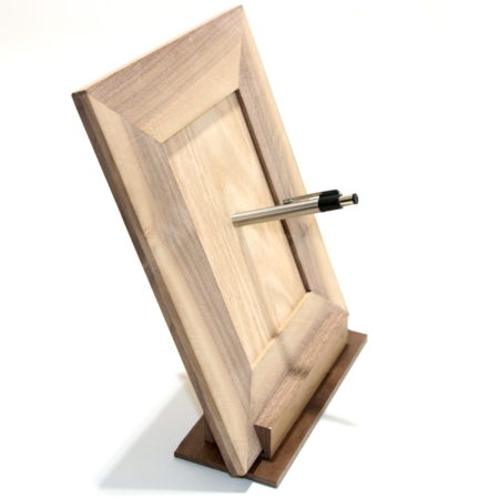Sliding Hole in Wood Frame by Garrett Tilles