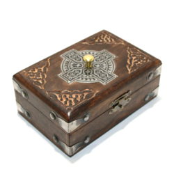 Celtic Card Box (Locking) by Viking Mfg.
