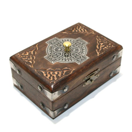 Celtic Card Box (Locking) by Viking Mfg.