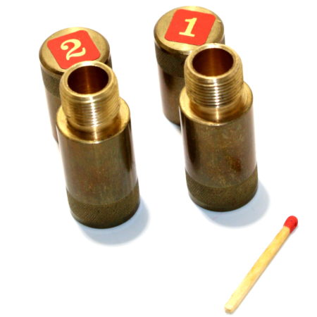 Time Element Cylinders (Dosen mit Zeitzndung) by Lubor Fiedler