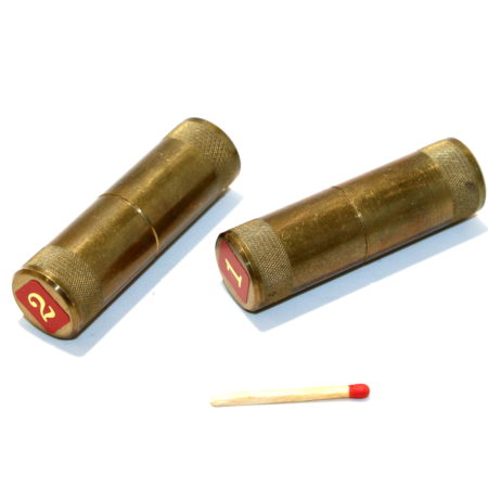 Time Element Cylinders (Dosen mit Zeitzndung) by Lubor Fiedler