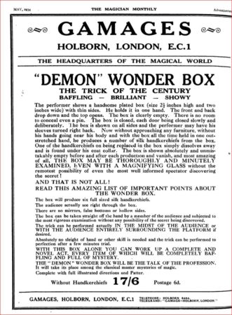 demon-wonder-box-ad-magician-monthly-1934-05