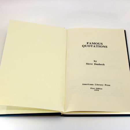 Famous Quotations by Steve Dusheck
