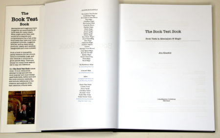 The Book Test Book by Jim Kleefeld
