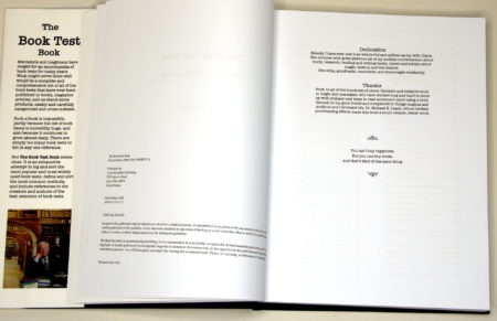 The Book Test Book by Jim Kleefeld