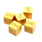 Miracle Number Dice (Di-Cyphering Dice) by Royal V. Heath, National Magic Company