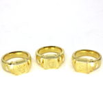 18k Gold Plated Linking Finger Rings (Second Run) by David Regal