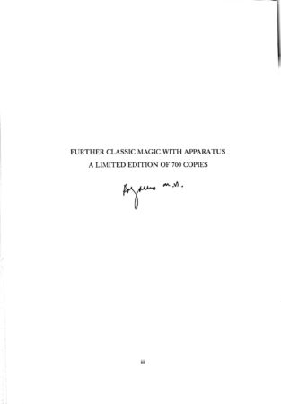 Albo 04 - Further Classic Magic With Apparatus by Robert J. Albo