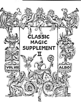 Albo 08 - Classic Magic Supplement by Robert J. Albo
