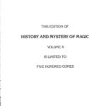 Albo 10 - History And Mystery Of Magic by Robert J. Albo