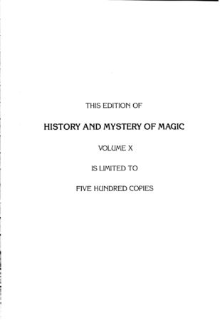 Albo 10 - History And Mystery Of Magic by Robert J. Albo