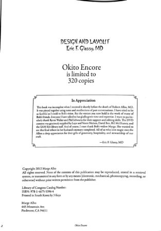 Albo 16 - The Ultimate Okito Encore by Robert J. Albo