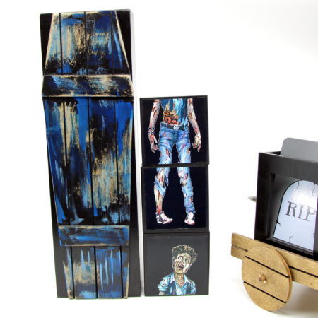 Zombie In The Coffin (Skeleton In The Closet) by Michael Baker