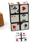 Card Dice (Jumbo) (Kartenwürfel) by Vienna Magic, Wolfgang Grosskopf