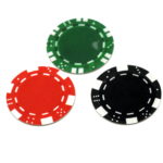 Replica Morgan Triple Split Poker Chip Sticker by John Jurney