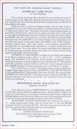 steve-dusheck-card-magic-ad-linking-ring-1992-10