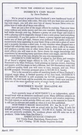steve-dusheck-coin-magic-ad-linking-ring-1992-03
