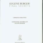 Eugene Berger: Final Secrets by Lawrence Hass, Eugene Burger