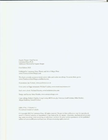 Eugene Berger: Final Secrets by Lawrence Hass, Eugene Burger