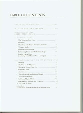 Eugene Berger: Final Secrets by Lawrence Hass, Eugene Burger