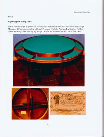 Gambling Collectibles - A Pictorial Journey by Steve Forte