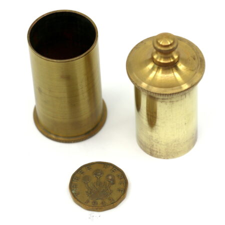 Brass Plug Box by Davenports