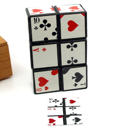 Card Dice (Jumbo) (Kartenwürfel) by Vienna Magic, Wolfgang Grosskopf